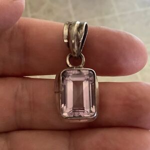 Sterling SILVER 925 AMETHYST WOMAN PENDANT​​